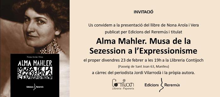 Presentació d'Alma Mahler. Musa de la Sezession a l'Expressionisme | 