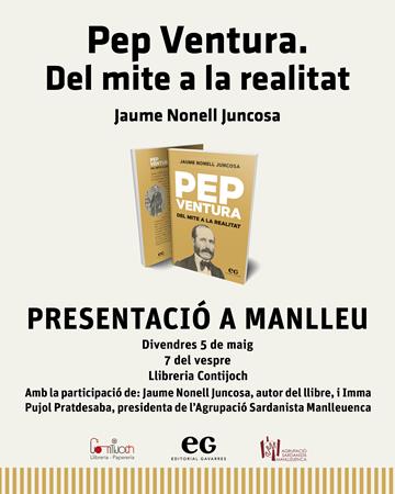 Presentació del llibre PEP VENTURA, DEL MITE A LA REALITAT | 